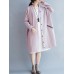 Plus Size Solid Color Knit Pocket Long Sleeve Calf  Length Cardigans